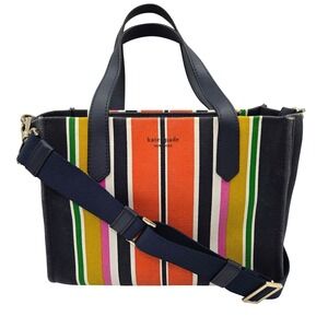 Kate Spade New York Striped Canvas Tote
